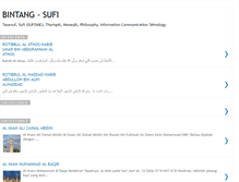 Tablet Screenshot of bintang-sufi.blogspot.com