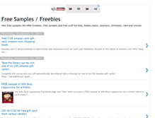 Tablet Screenshot of newfreesamplesandfreebies.blogspot.com