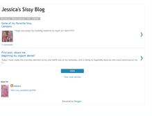 Tablet Screenshot of jessicasissyblog.blogspot.com