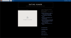 Desktop Screenshot of dating-humor.blogspot.com