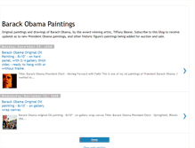 Tablet Screenshot of barackobamapainting.blogspot.com