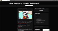 Desktop Screenshot of bemvindoaostruquesdeneopets.blogspot.com