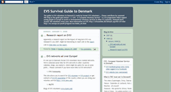 Desktop Screenshot of evsguide.blogspot.com