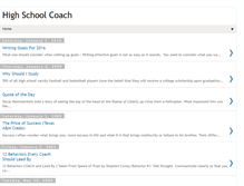 Tablet Screenshot of highschoolcoach32.blogspot.com