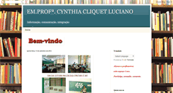 Desktop Screenshot of cynthiacliquetluciano.blogspot.com