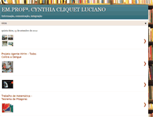Tablet Screenshot of cynthiacliquetluciano.blogspot.com