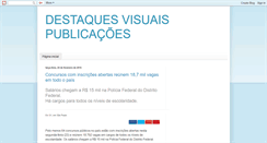 Desktop Screenshot of destaquesvisuais.blogspot.com