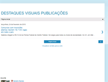 Tablet Screenshot of destaquesvisuais.blogspot.com