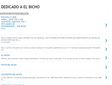 Tablet Screenshot of dedicado-a-el-bicho.blogspot.com