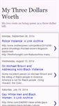 Mobile Screenshot of mythreedollars.blogspot.com
