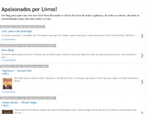 Tablet Screenshot of apaixonadosporlivros.blogspot.com
