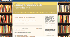 Desktop Screenshot of manualdeguerrilladelacomunicacion.blogspot.com