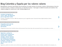 Tablet Screenshot of colombia-espana.blogspot.com