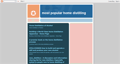 Desktop Screenshot of mostpopularhomedistilling.blogspot.com