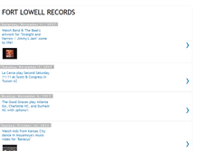 Tablet Screenshot of fortlowell.blogspot.com
