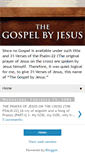 Mobile Screenshot of gospelbyjesus.blogspot.com