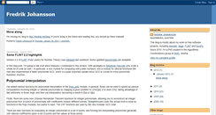 Desktop Screenshot of fredrik-j.blogspot.com