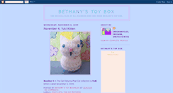 Desktop Screenshot of bethanystoybox.blogspot.com