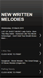 Mobile Screenshot of new-writtenmelodies.blogspot.com