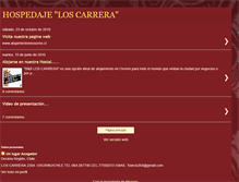 Tablet Screenshot of hospedajeloscarrera.blogspot.com