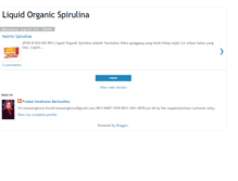 Tablet Screenshot of liquid-organik-spirulina.blogspot.com