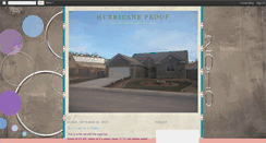 Desktop Screenshot of hurricaneproof.blogspot.com