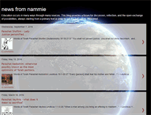 Tablet Screenshot of newsfromnammie.blogspot.com
