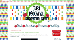 Desktop Screenshot of justeaching.blogspot.com