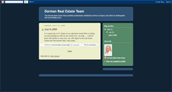 Desktop Screenshot of dormanrealestate.blogspot.com