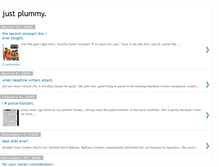 Tablet Screenshot of justplummy.blogspot.com