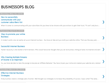 Tablet Screenshot of businessopsblog.blogspot.com