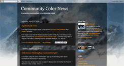 Desktop Screenshot of communitycolor.blogspot.com