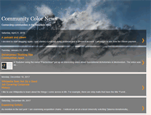 Tablet Screenshot of communitycolor.blogspot.com