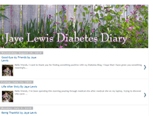 Tablet Screenshot of jayelewisdiabetesdiary.blogspot.com