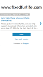 Mobile Screenshot of fixedfurlife.blogspot.com