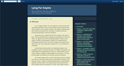 Desktop Screenshot of lyingforempire.blogspot.com