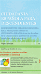 Mobile Screenshot of ciudadaniaespaolaparadescendientes.blogspot.com