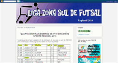 Desktop Screenshot of ligazonasuldefutsal.blogspot.com