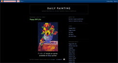 Desktop Screenshot of dailypainting.blogspot.com