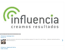 Tablet Screenshot of influencia360.blogspot.com