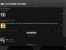 Tablet Screenshot of mrclothesfolder.blogspot.com