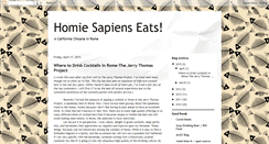 Desktop Screenshot of homiesapiens.blogspot.com