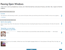 Tablet Screenshot of passanopenwindow.blogspot.com