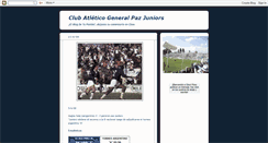 Desktop Screenshot of general-paz-juniors.blogspot.com