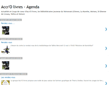 Tablet Screenshot of agendaccrolivres.blogspot.com