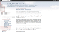 Desktop Screenshot of lordiwanttoknowyou.blogspot.com