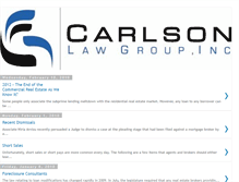 Tablet Screenshot of carlsonlawgroup.blogspot.com