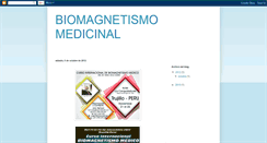 Desktop Screenshot of julio-biomagnetismo.blogspot.com