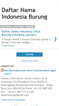 Mobile Screenshot of daftarburung3.blogspot.com