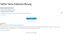 Tablet Screenshot of daftarburung3.blogspot.com